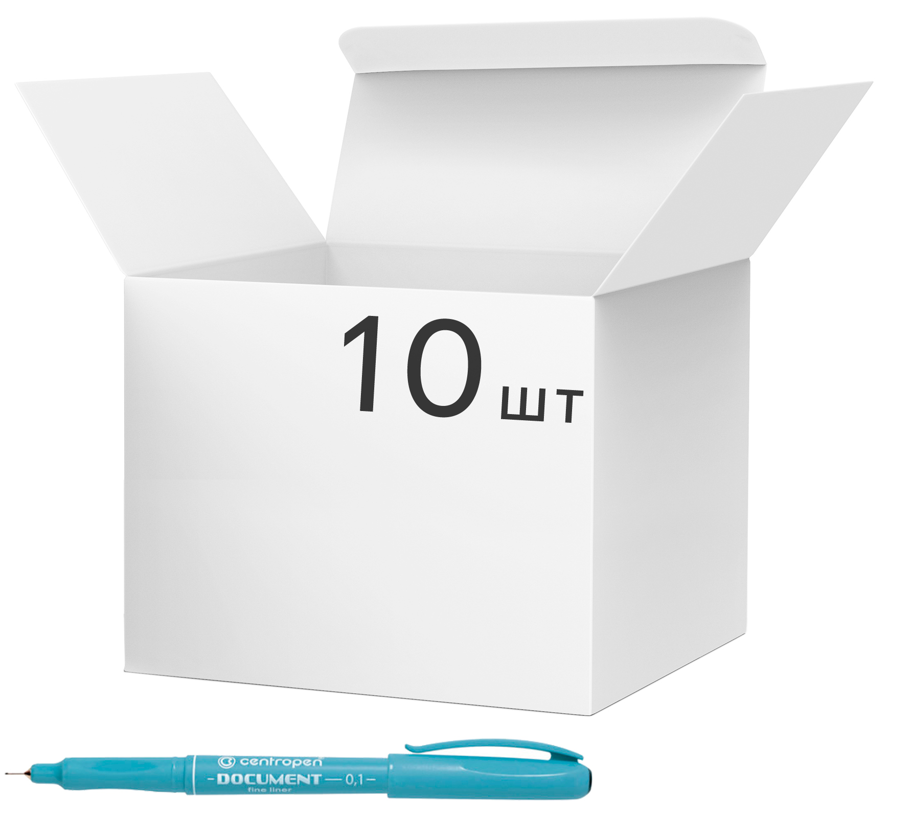 

Набор лайнеров Centropen Document 0.25 мм Черных 10 шт (2631/0,1)
