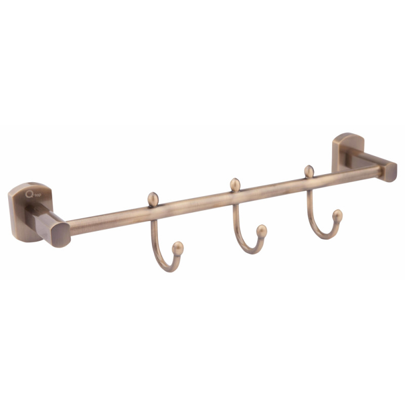 

Крючок для полотенец Q-Tap Liberty ANT 1154-3 (QTLIBANT11543) бронза