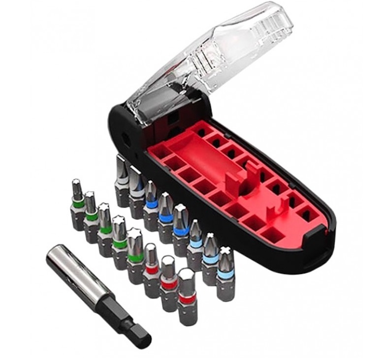 

Отвертка с набором бит Wiha Crocodile Mouth Bit 17pcs Black (W35565/W35406) [40124]