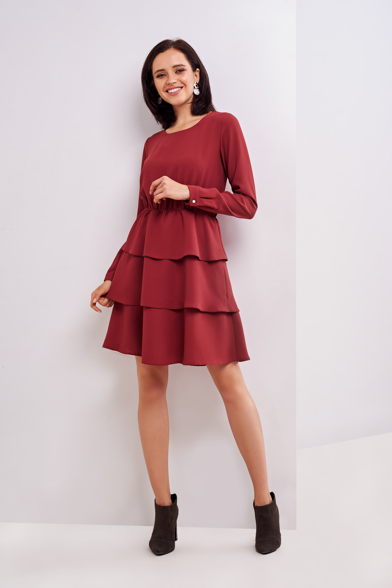 

Женское платье Stimma Неполия 3964 Xs Марсалла