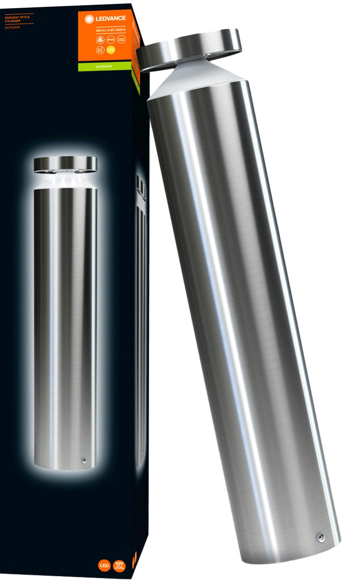 

Столбик LEDVANCE ENDURA STYLE Cylinder 6W 3000K 360LM 0.5м IP44 (4058075205376)