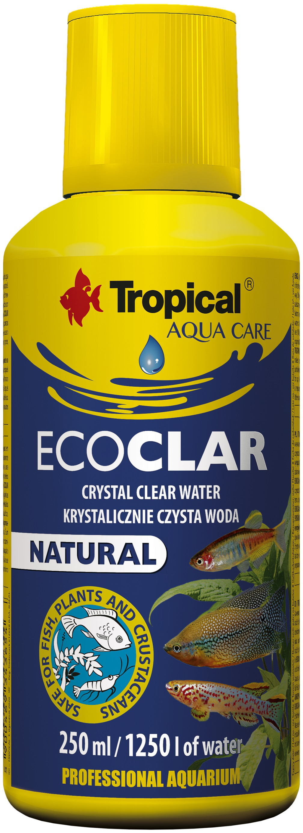 

Средство для очистки воды Tropical Ecoclar от взвесей, примесей и помутнений (концентрат) 250 мл