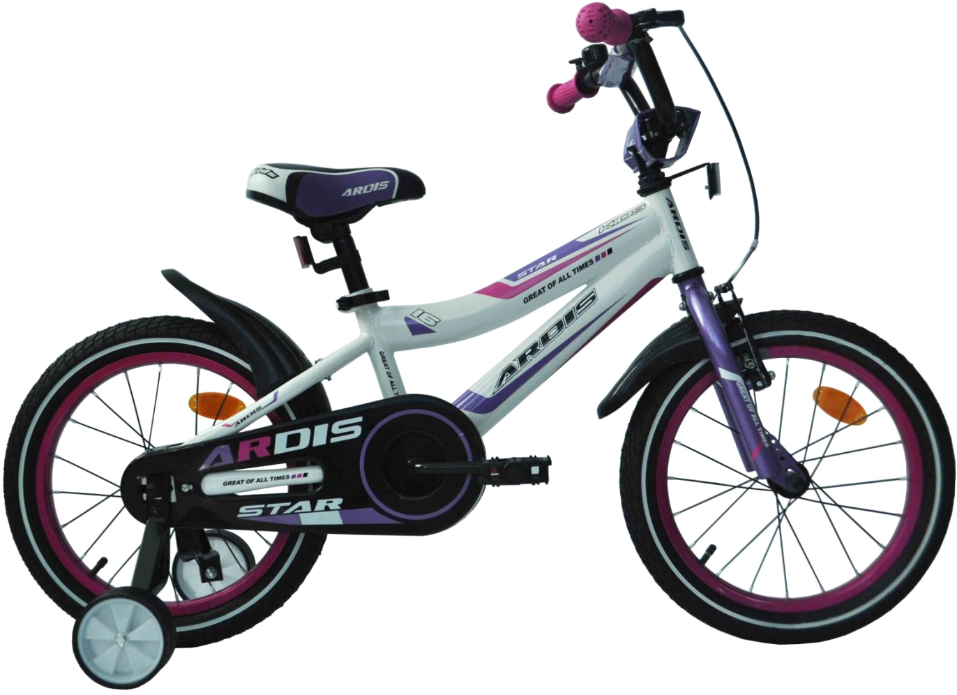 

Детский велосипед Ardis Star 16" 9" 2019 Бело-фиолетовый (0437/Ф)