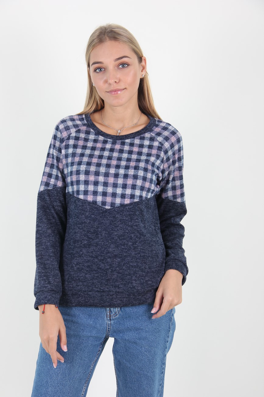 

Кофта женская MissFashion 7027 (Синий, Кофта женская MissFashion 7027 (Синий 44)