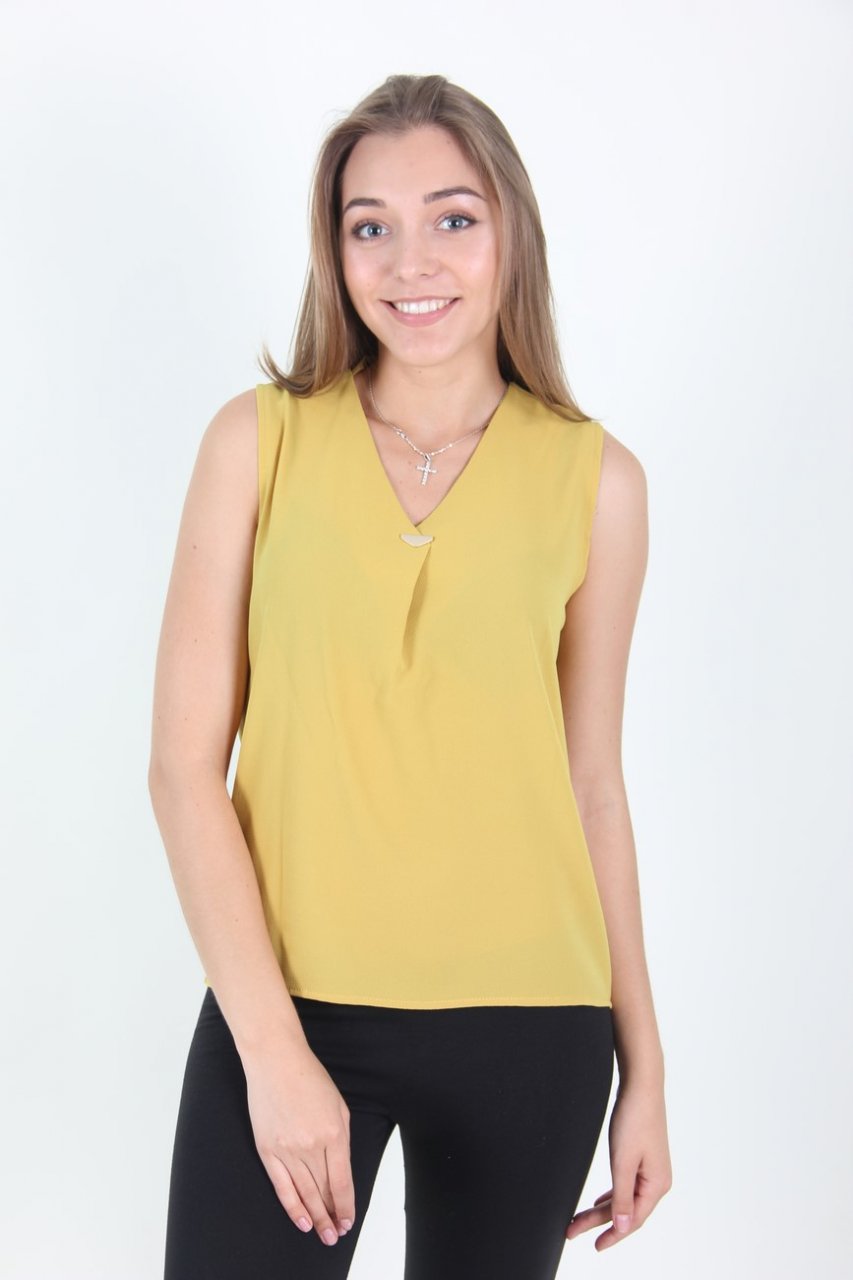 

Блузка LadiesFashion 8637 (Желтый, Блузка LadiesFashion 8637 (Желтый M)