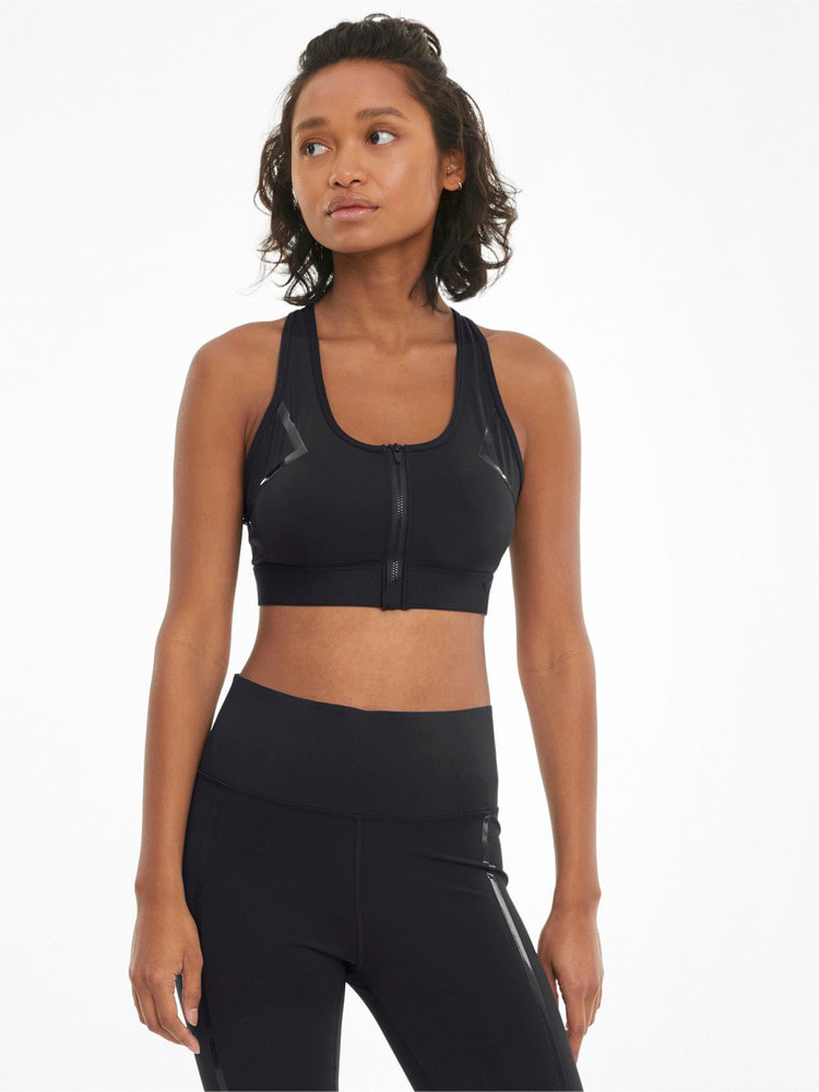 

Спортивный топ Puma High Impact Front Zip Bra 52029501 S Puma Black
