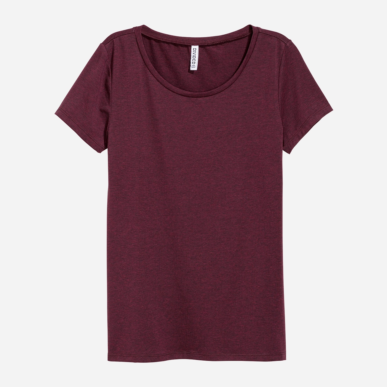 

Футболка H&M 0306307_борд_02  Бордовая, Футболка H&M 0306307_борд_02 S Бордовая