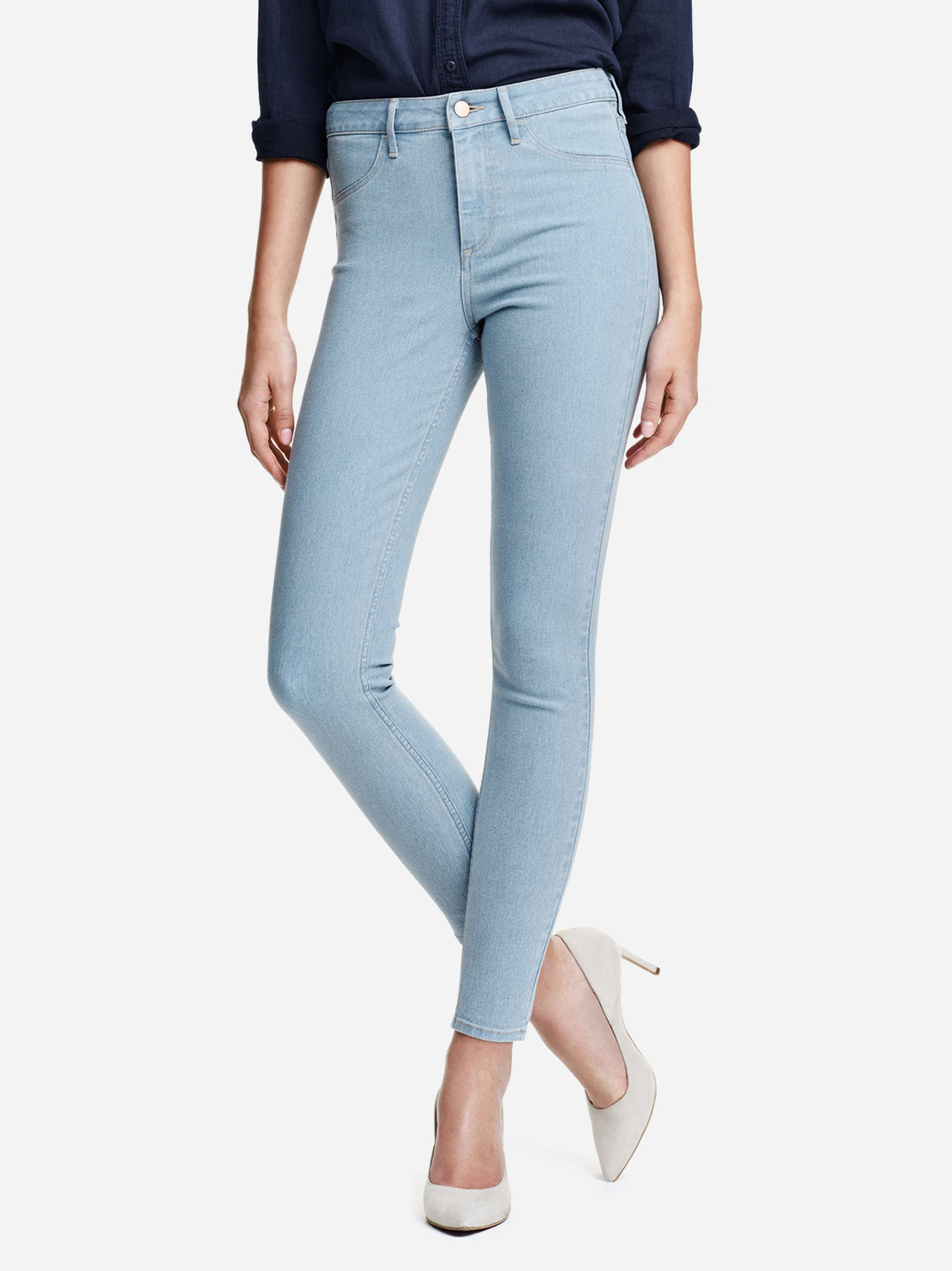 

Джинсы H&M 0265203_01  Голубые, Джинсы H&M 0265203_01 28 Голубые