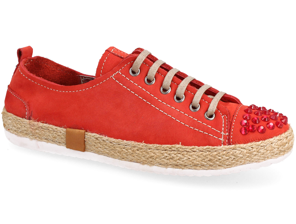 

Женские полукеды Las Espadrillas 210111-47 (красный) 39