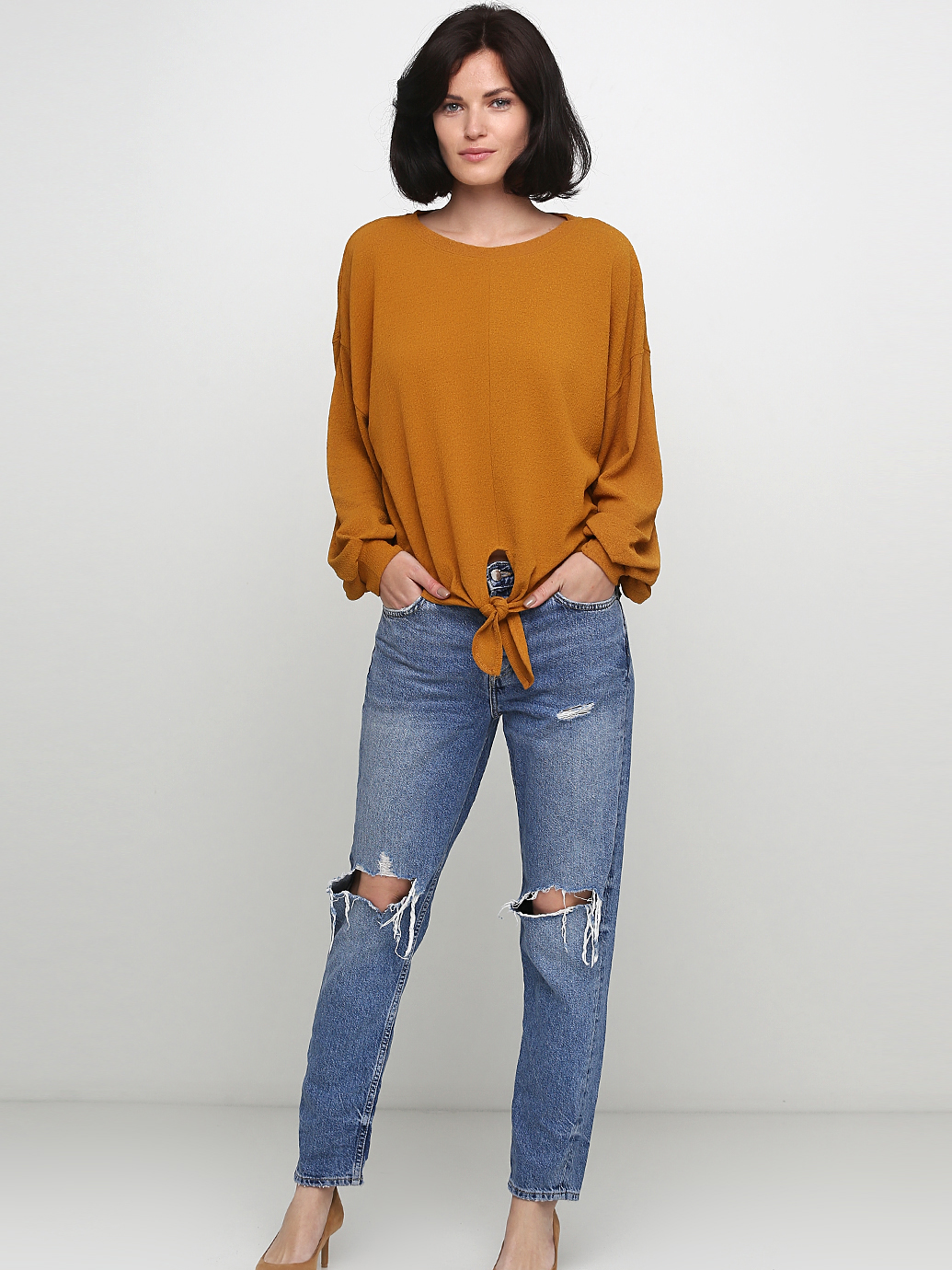 

Джинсы H&M 0724906_св.син 42 Темно-коричневые