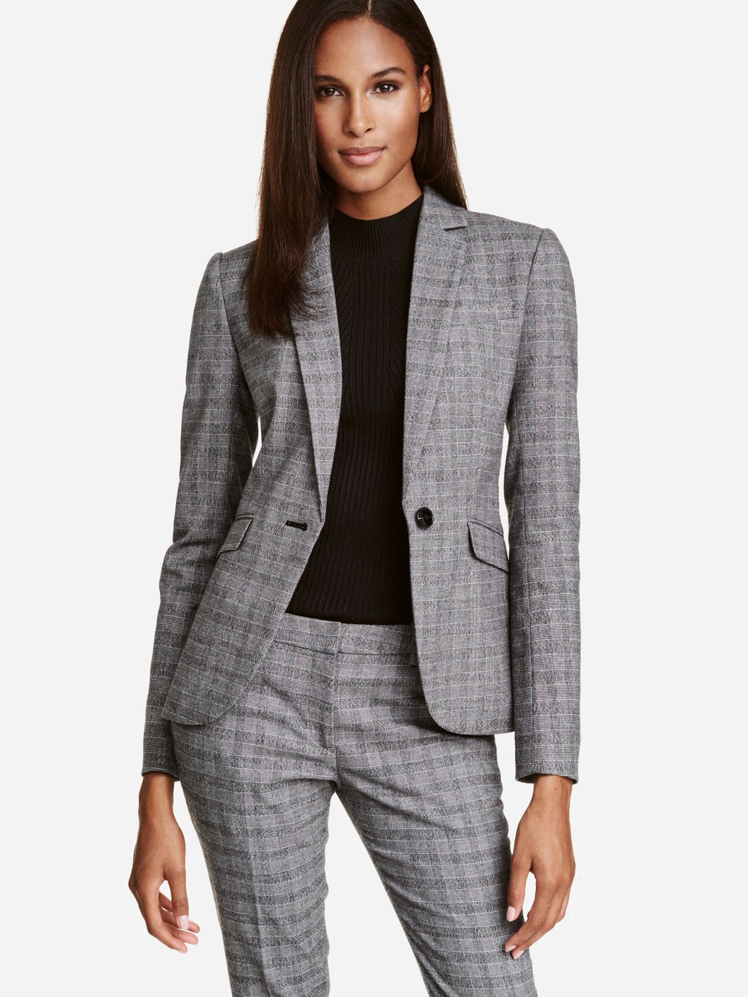 

Жакет H&M 0443368_бел.клет 32 Черный с белым