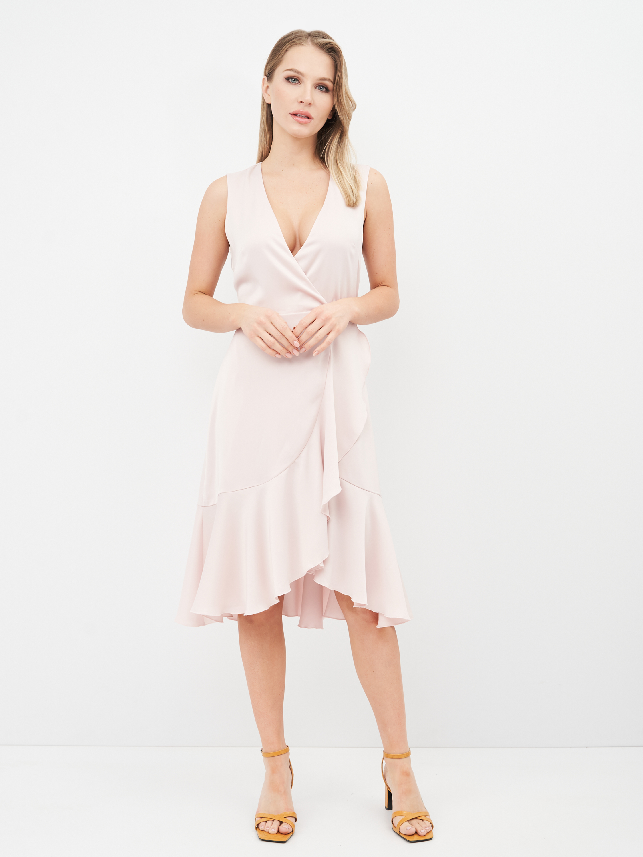 

Платье H&M 76385791RP31  Светло-розовое, Платье H&M 76385791RP31 36 Светло-розовое