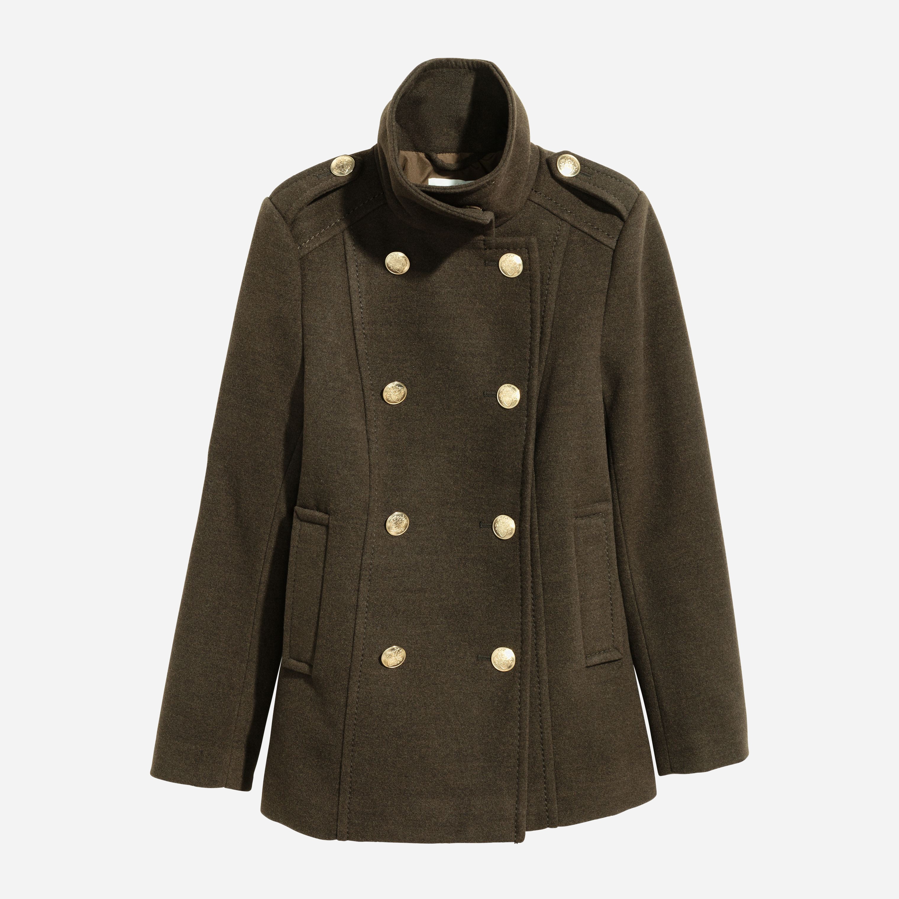 

Пальто H&M 544415  Хаки, Пальто H&M 544415 40 Хаки