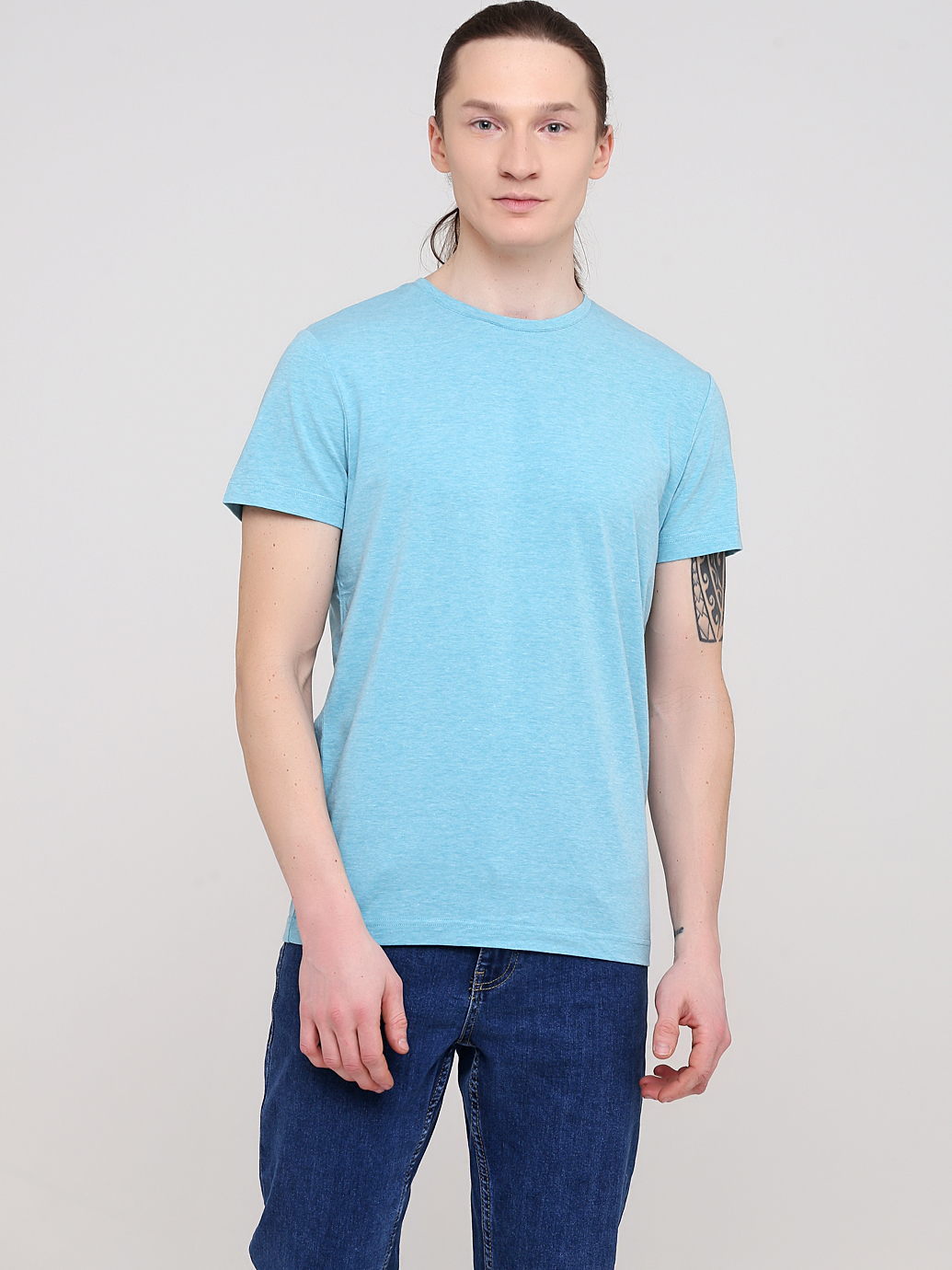 

Футболка H&M 0141643_голуб M Голубая