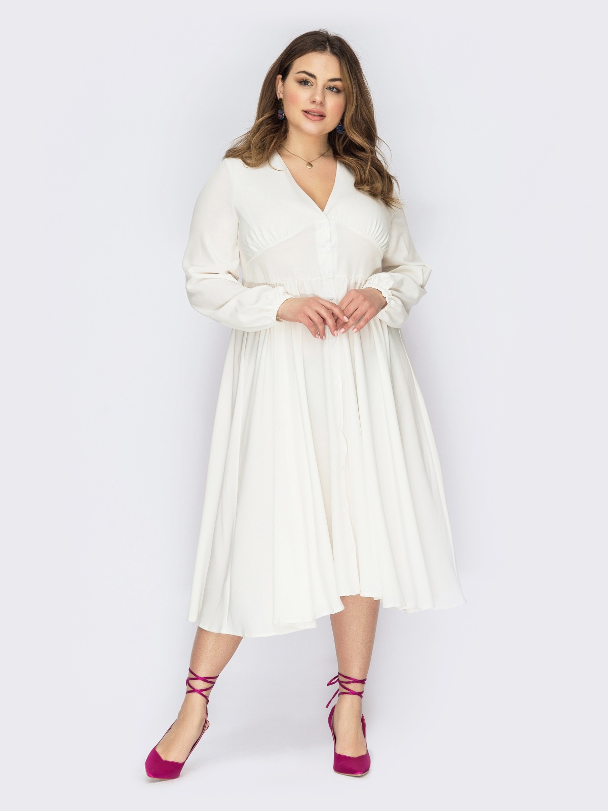 

Платье Dressa 53586 58-60 Белое
