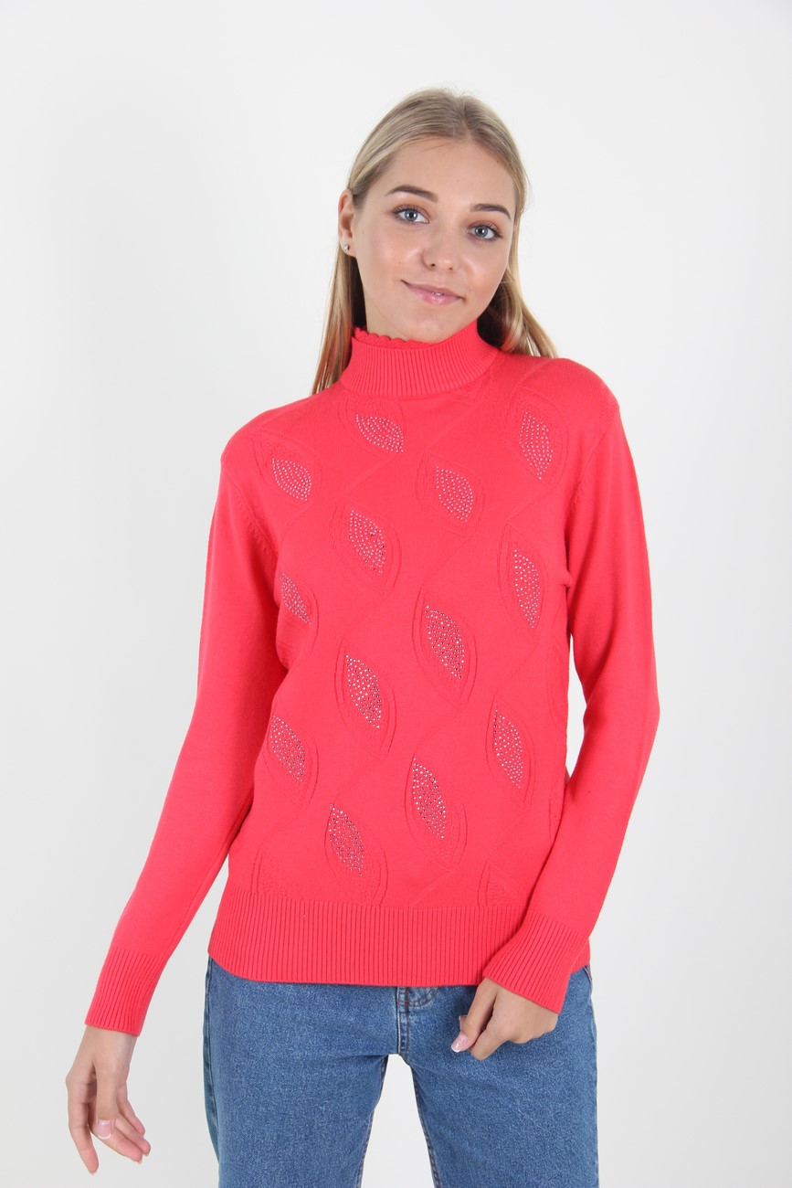 

Кофта женская Lhuzhiya 903 (Кораловый M/L)