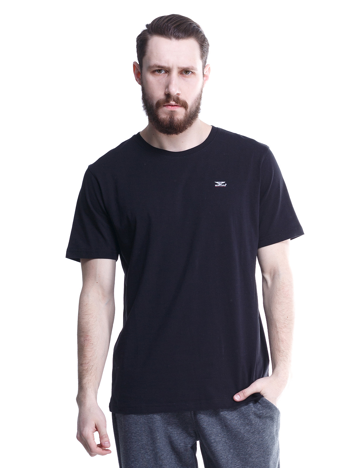 

Футболка Montana L Черная 21082 Black