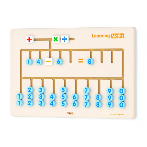 

Бизиборд Viga Toys Математика (50675)