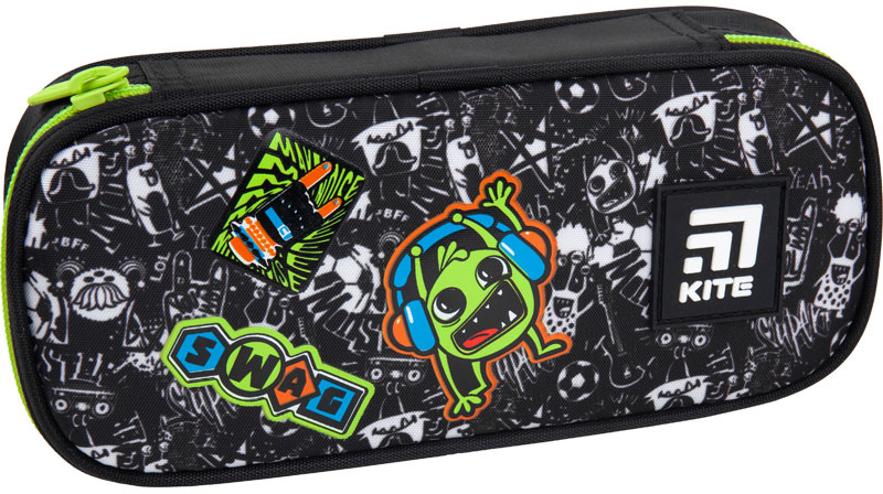 

Пенал Kite Education Swag Черный Паттерн (K21-662-3)
