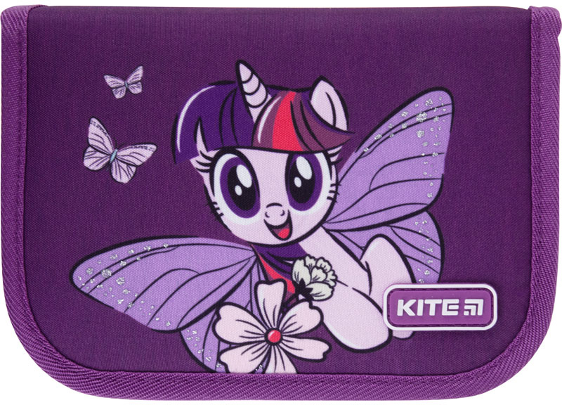 

Пенал без наполнения Kite Education My Little Pony 1 отделение 1 отворот Фиолетовый (LP21-621)