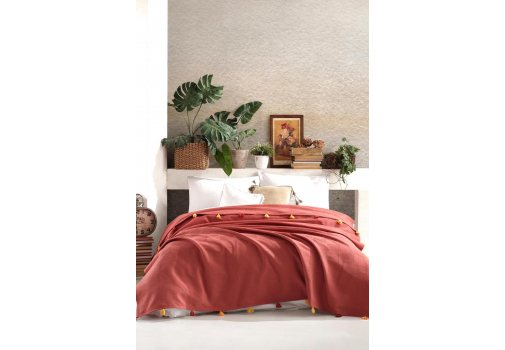

Плед Diva Ziller Bordo 220x230 Красный
