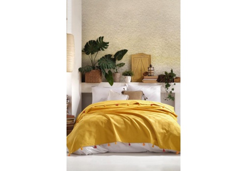 

Плед Diva Ziller Yellow 220x230 Желтый