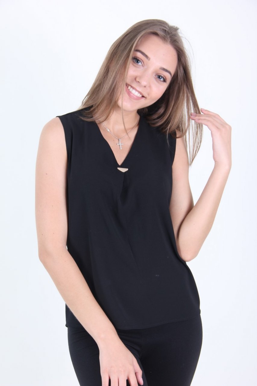 

Блузка LadiesFashion 8637 (Черный, Блузка LadiesFashion 8637 (Черный M)