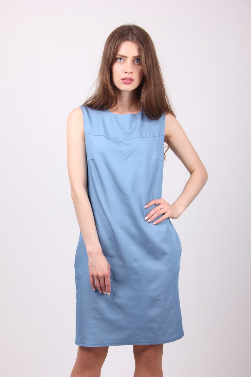 

Платье женское MissFashion 2048 (Голубой M)