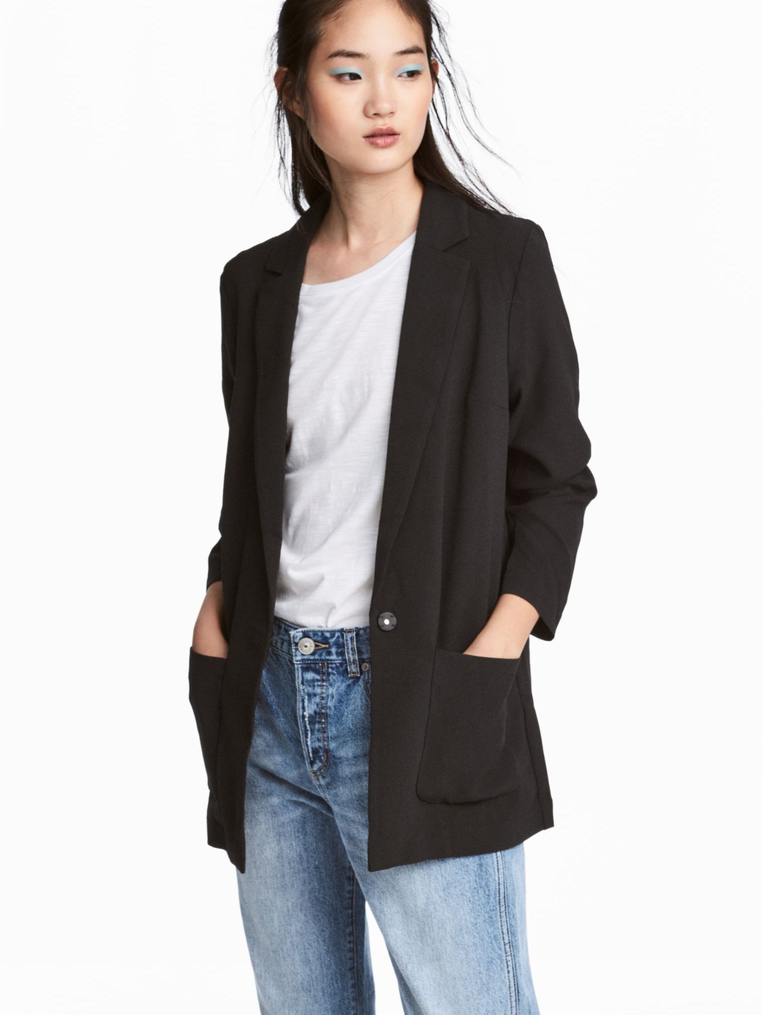 

Пиджак H&M 2503-5125526 44 Черный