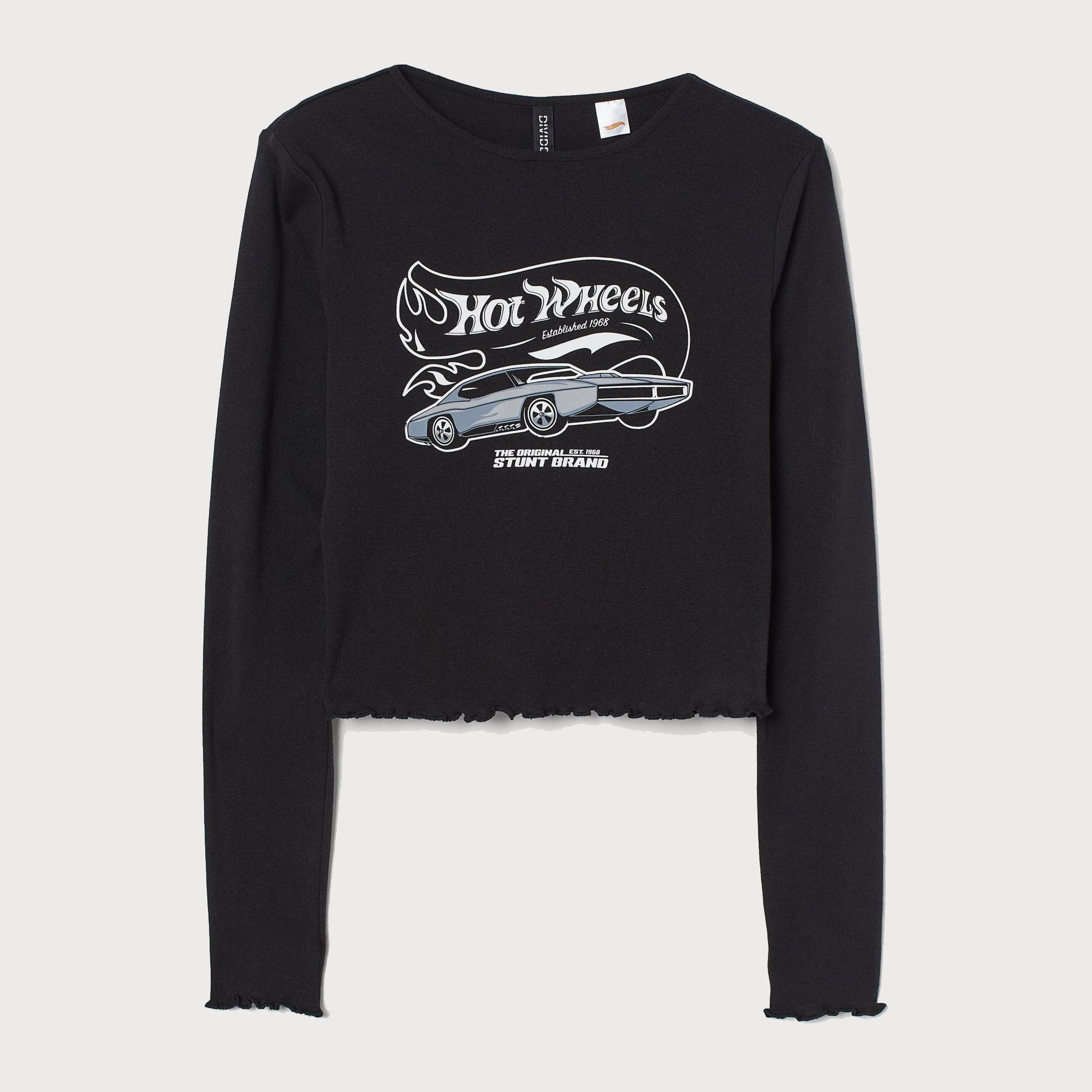 

Лонгслив H&M 2503-9227982 S Черный