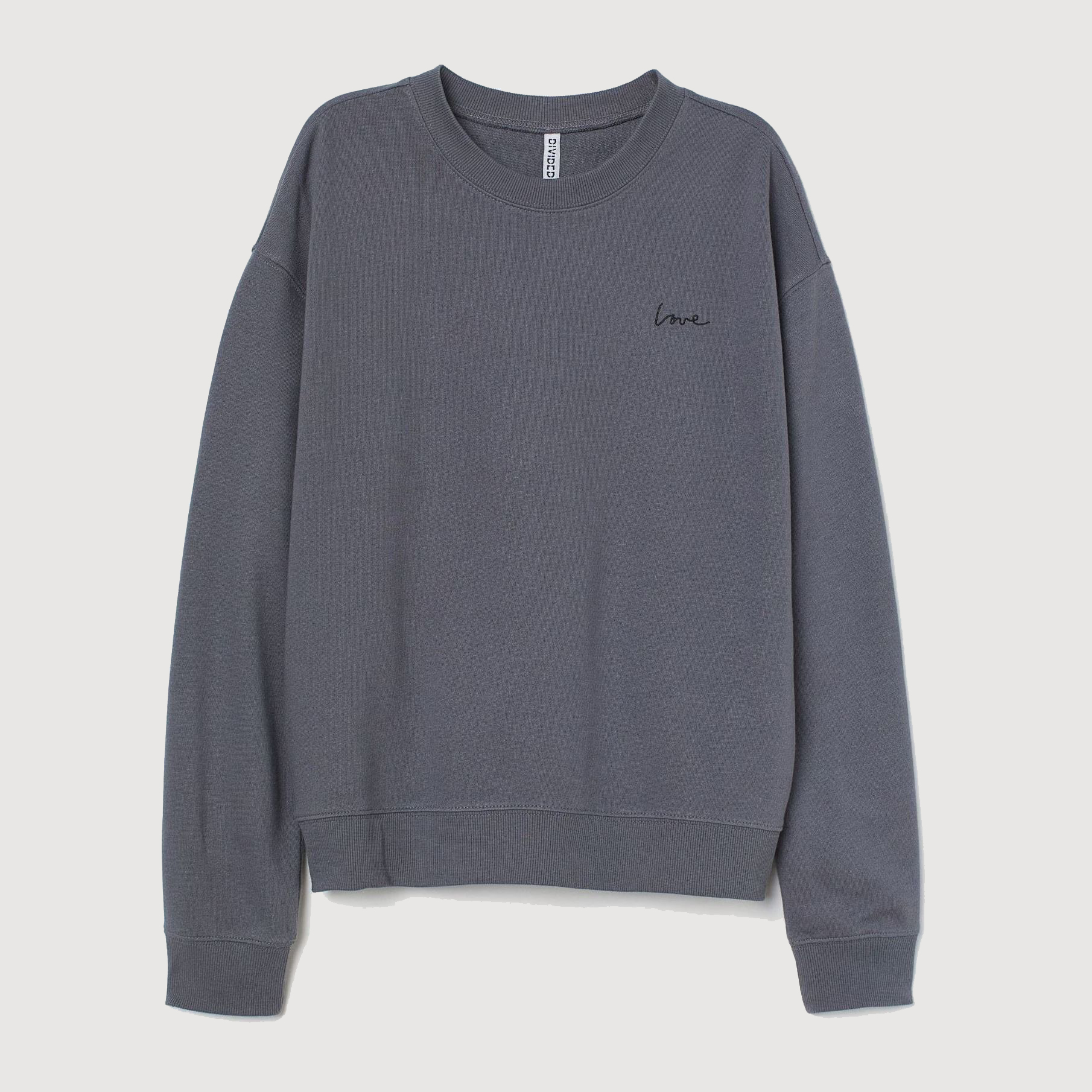 

Свитшот H&M 2703-6779308 M Темно-серый