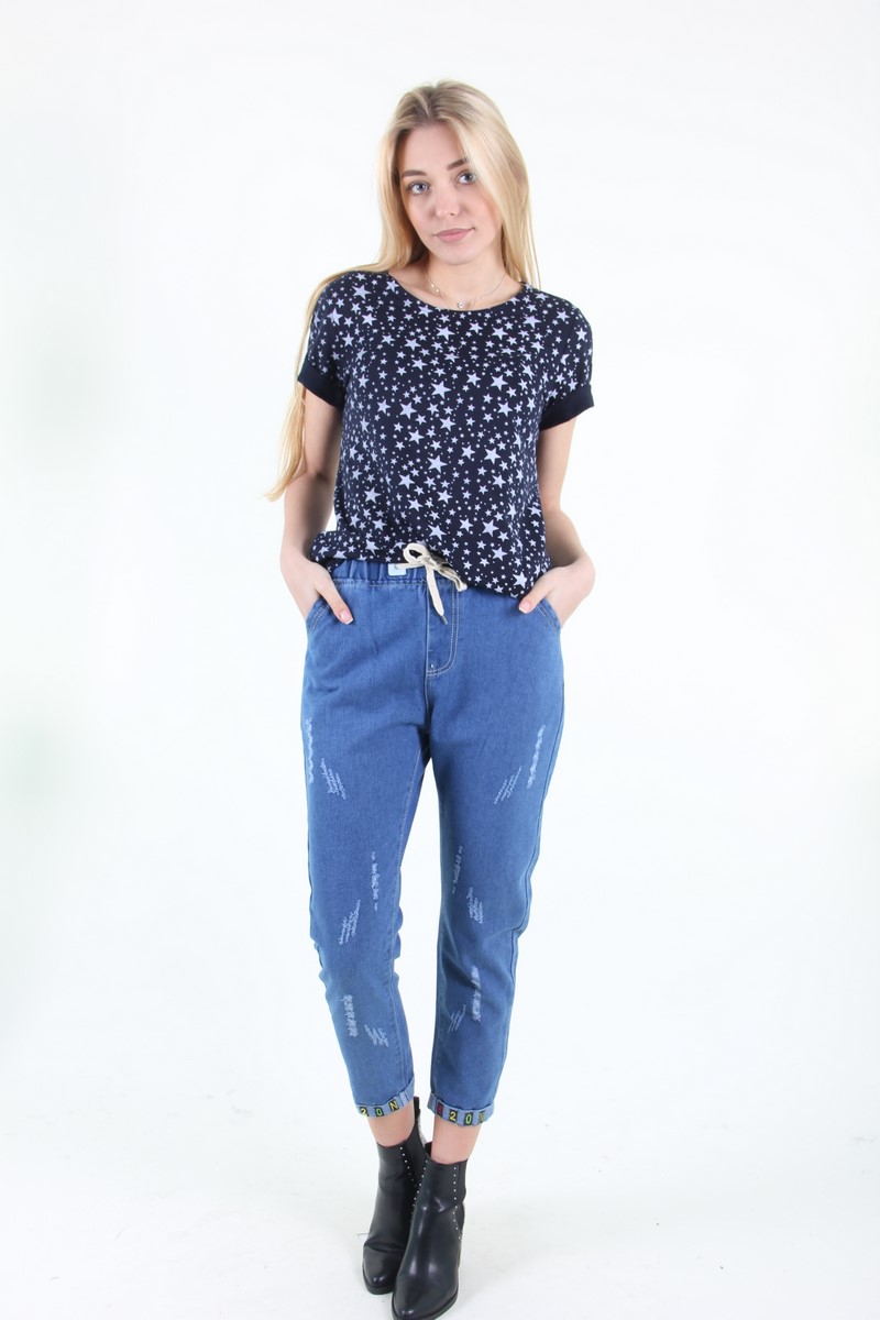 

Штаны женские Wear classic 520-2 джинс (Синий, Штаны женские Wear classic 520-2 джинс (Синий XS)