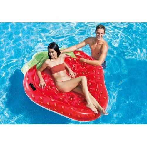 

Надувной плотик Intex для купания Клубника 168 х 142 см
