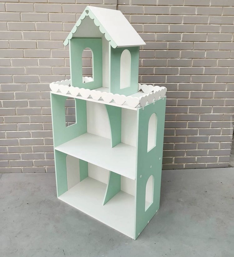

Домик-Полка (стеллаж) для игрушек Toys Моника 120*60*30 см. МДФ 10 мм. 12578