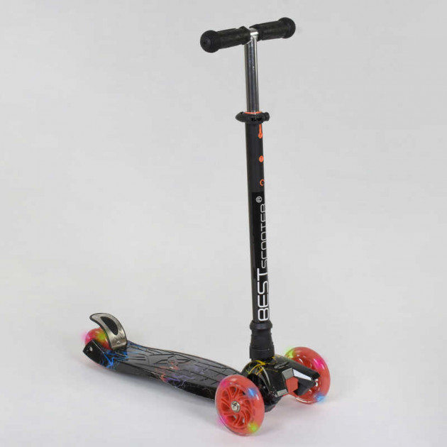 

Самокат Best Scooter MAXI (А 24659 779-1308) пластмассовый, светящиеся колеса