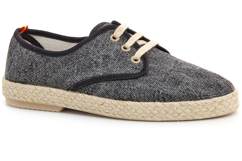

Кеды Las Espadrillas FV5503-27 чёрный с блеском Made in Spain 37