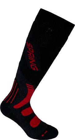 

Горнолыжные носки Spring 921-N dark grey-red L(43-46)