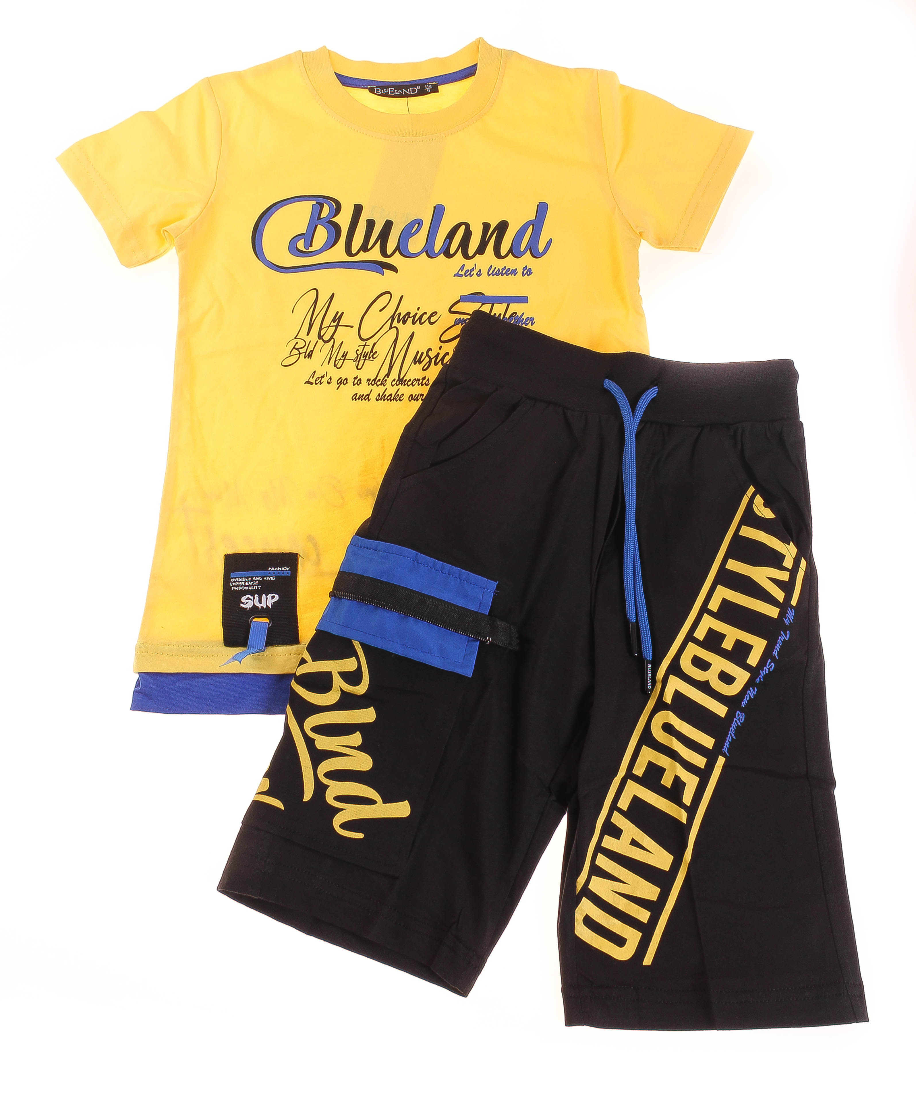 

Футболка + Бриджи Blueland Желтый 122 см 10488 (524839)