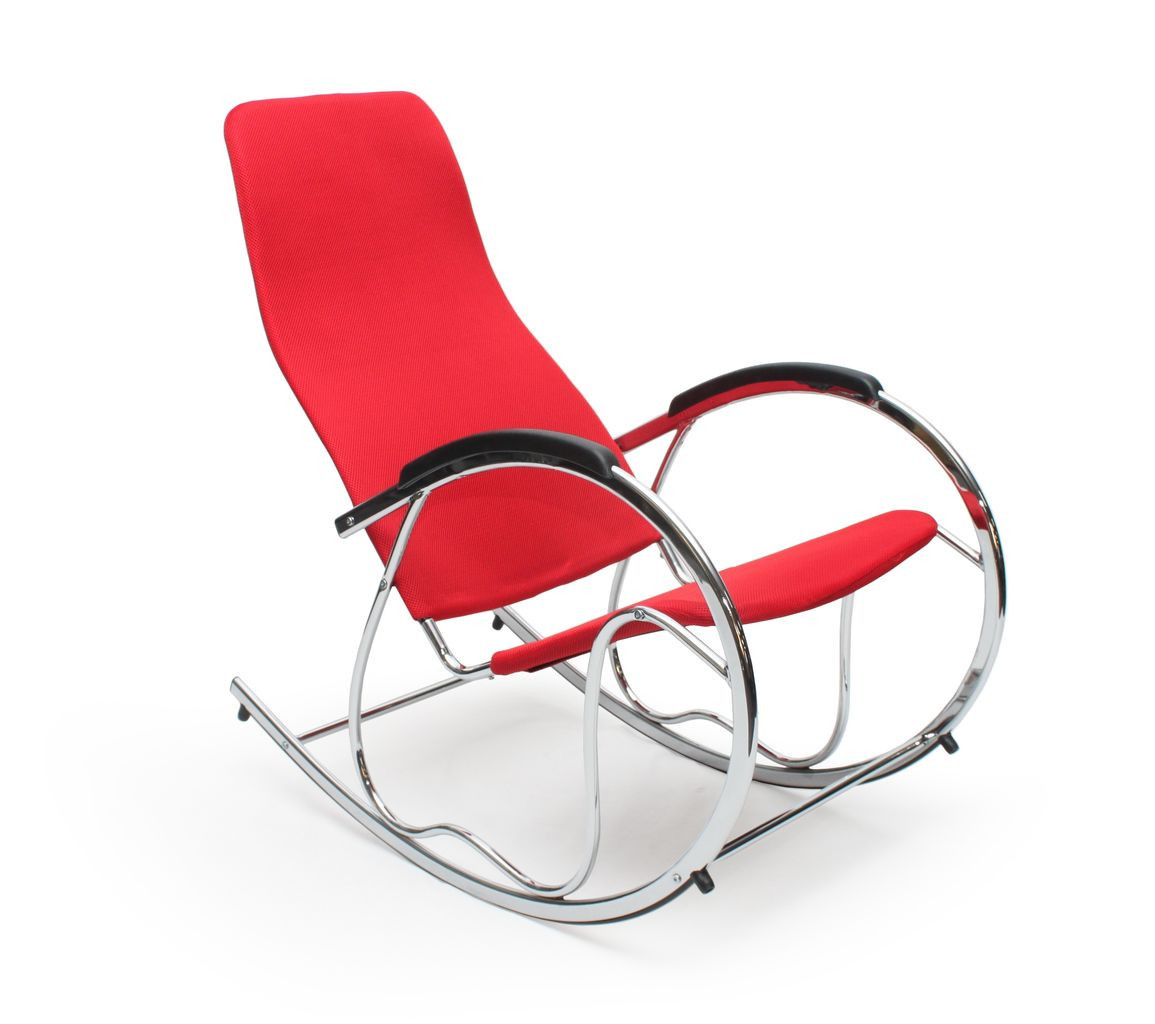 

Металлическое кресло-качалка Fotel Bujany Ben-2 Red