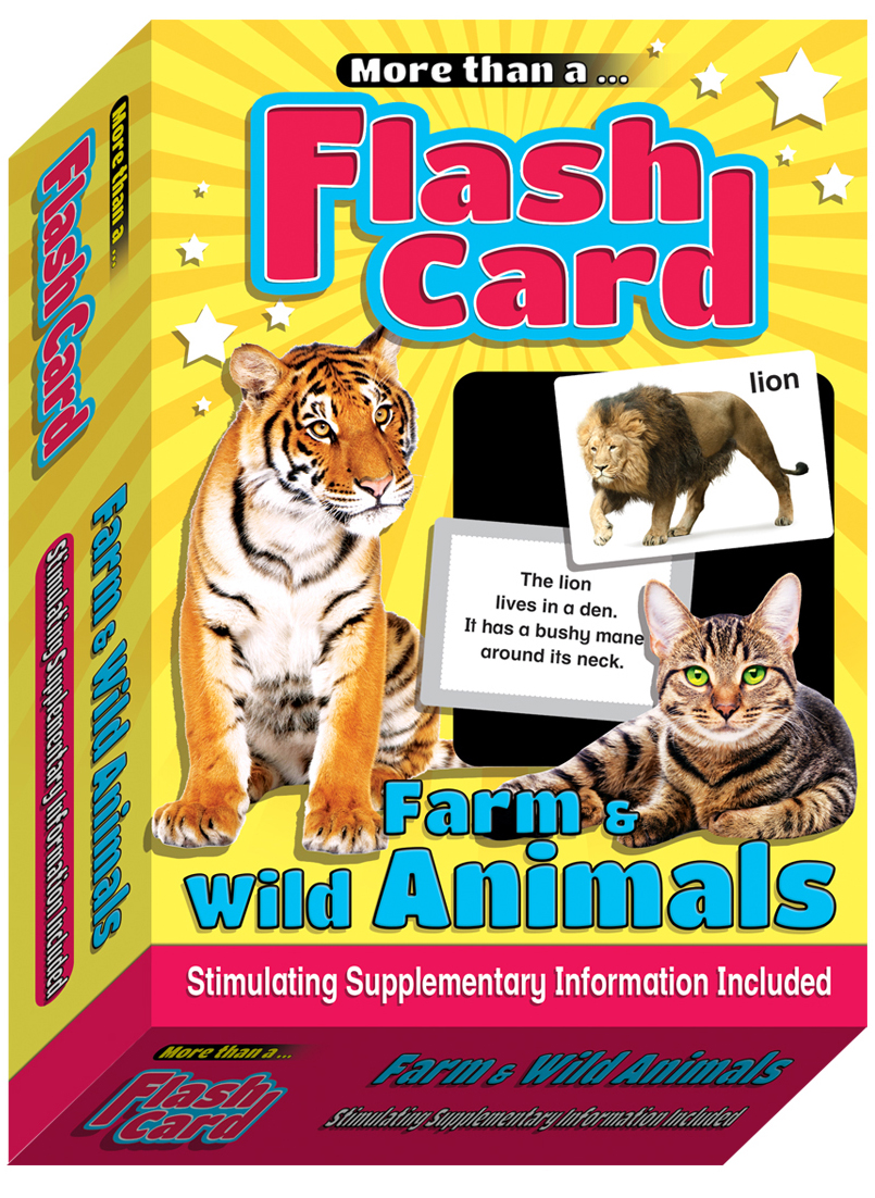

More Than Flash Cards Farm & Wild Animals - - 978-967-447-385-3