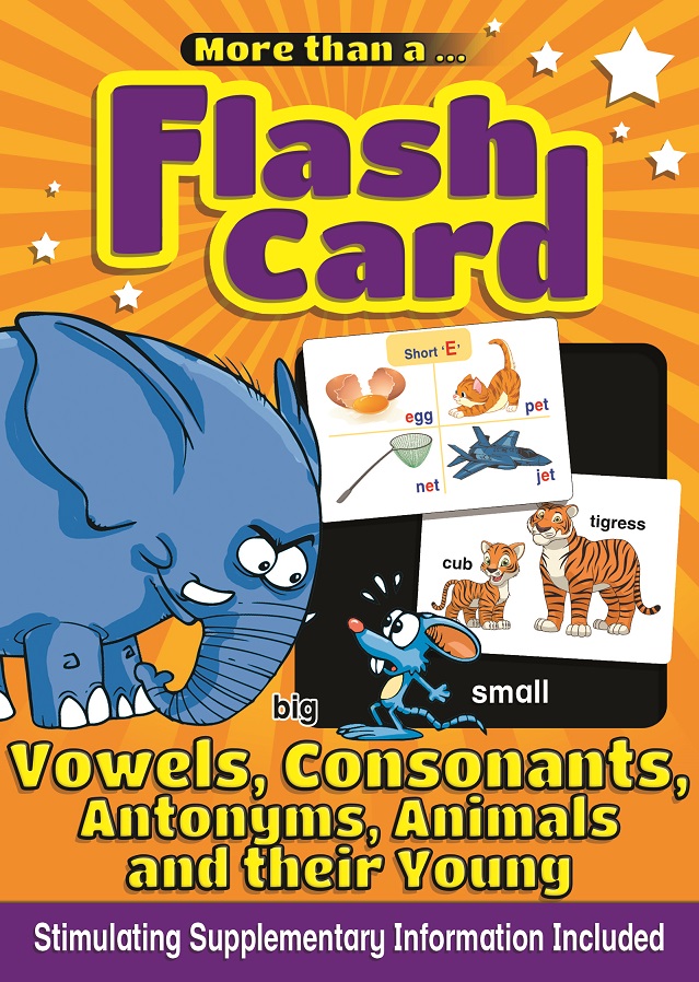 

More Than Flash Cards Vowels, Consonants, Antonyms, Animals - - 9555430510809