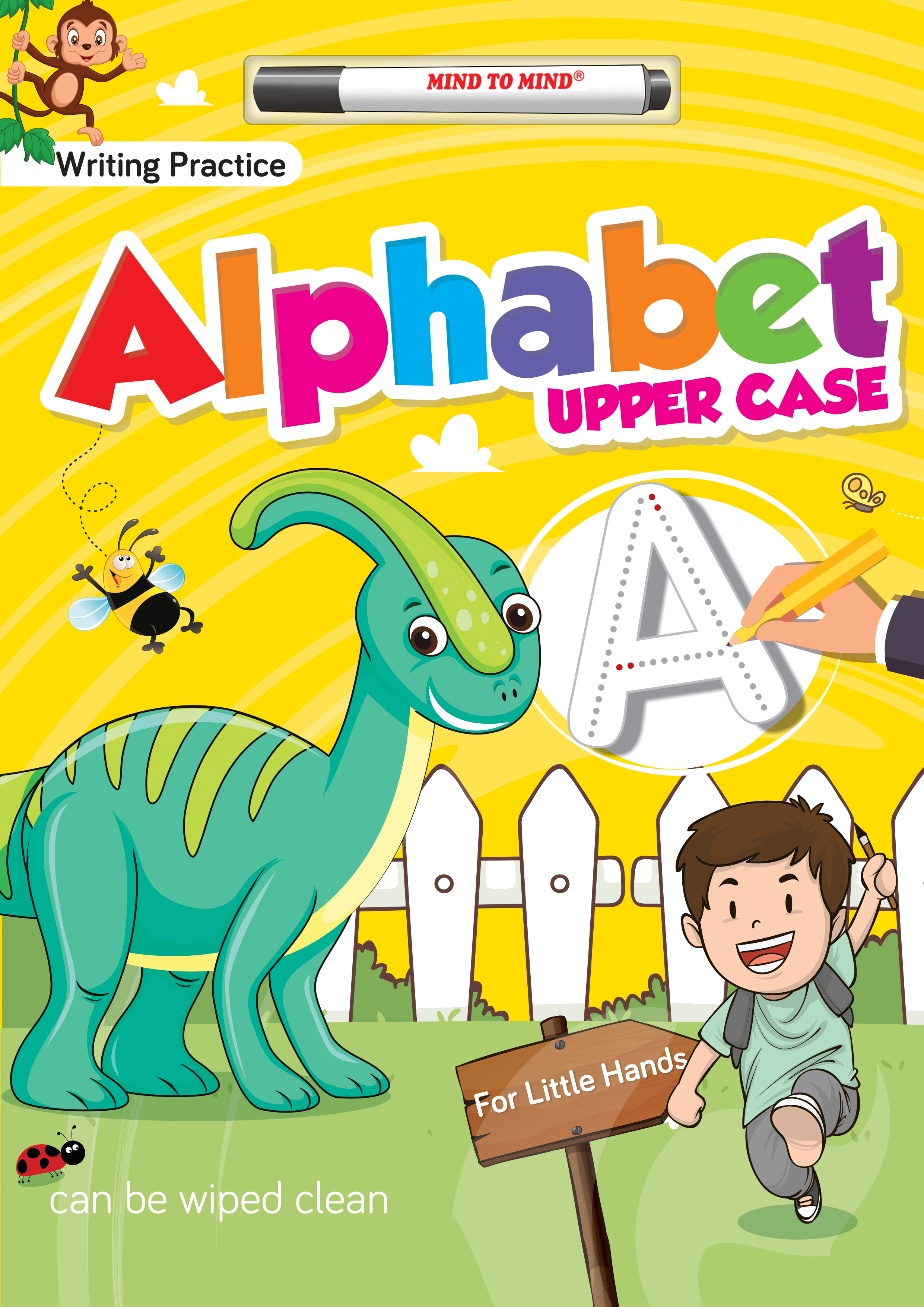 

Writing Practice For Little Hands Alphabet Upper Case (with w/board marker pen), Revised - - 978-967-447-827-8