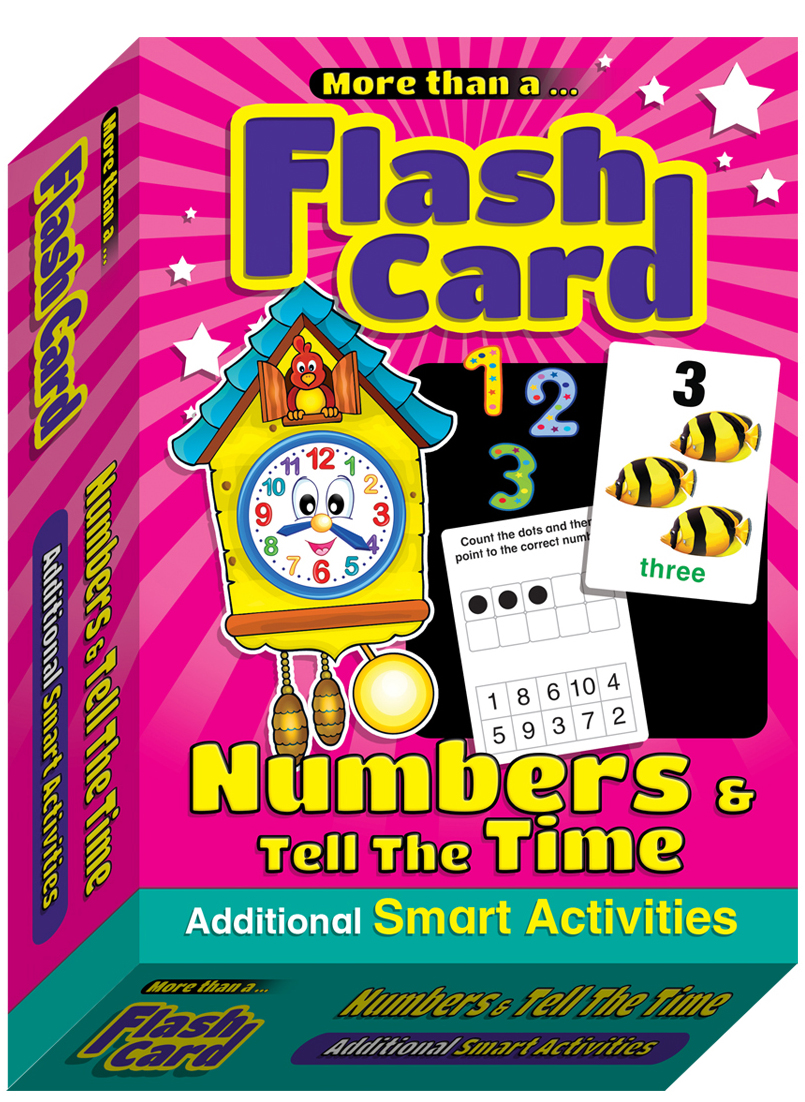 

More Than Flash Cards Numbers & Tell The Time - - 978-967-447-381-5