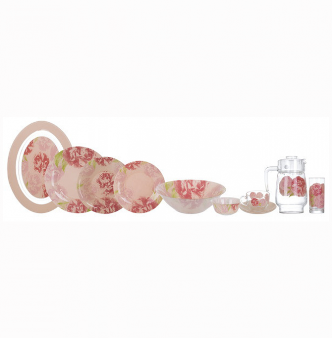 

Набор столовый Luminarc AMB PASTEL PINK 46 пр