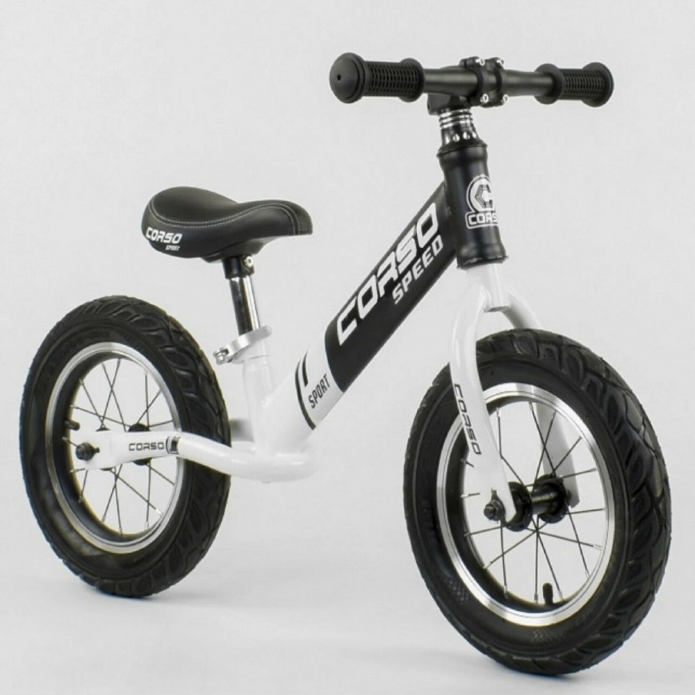 

Беговел Corso Speed Sport 10234 надувные колеса, стальная рама