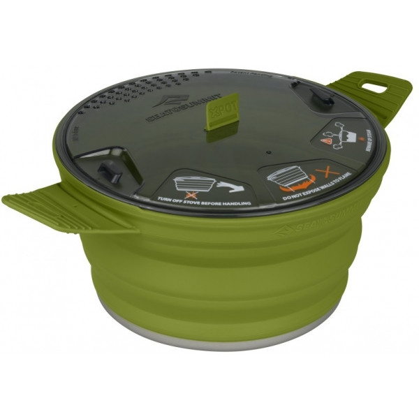 

Кастрюля складана Sea To Summit X-Pot 2.8 L Olive (STS AXPOT2.8OL)