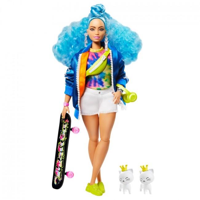 

Лялька Barbie "Екстра" з блакитним кучерявим волоссям (GRN30)