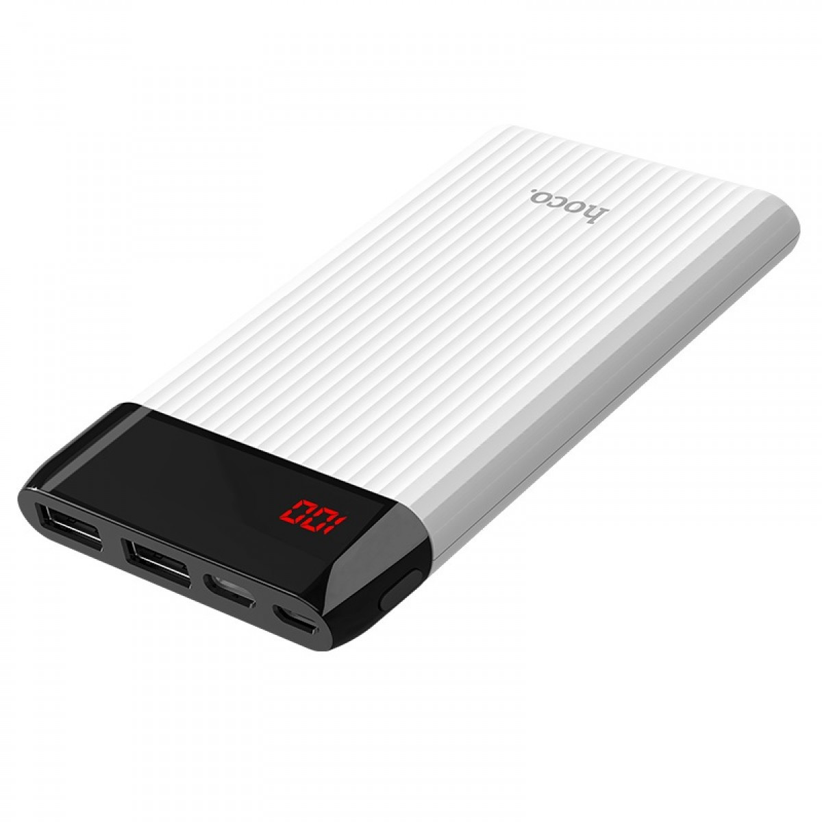 

Портативное зарядное устройство Hoco J28 Shock 10000mAh white