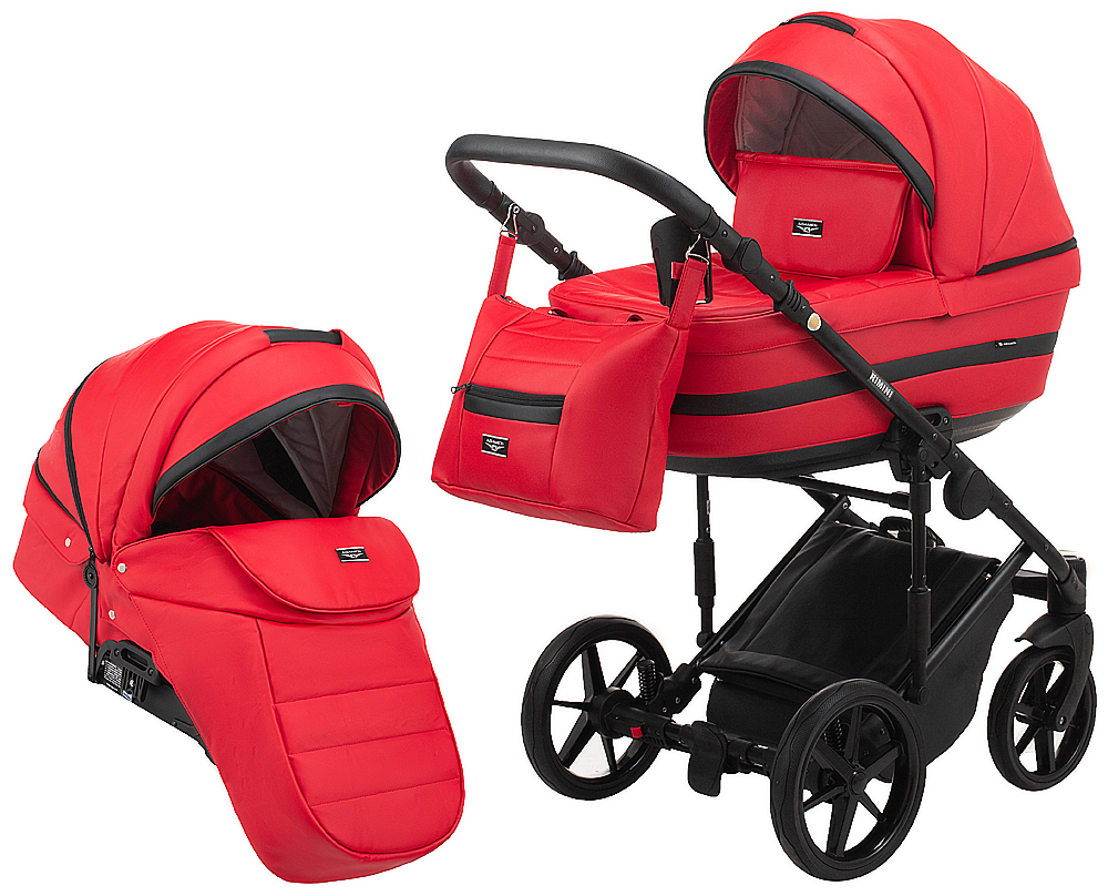 

Коляска 2 в 1 Adamex Rimini ECO кожа 100% RI-235 (625253)