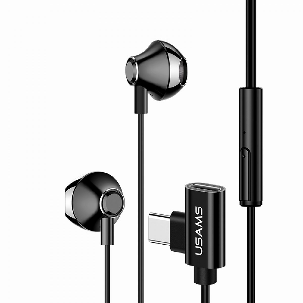 

Наушники USAMS EP-33 Type-C Metal with Charging Port